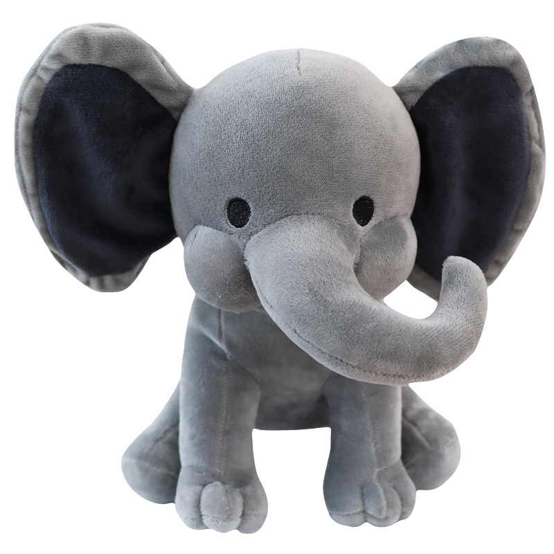 Picture of Elephant Doll Pacifying Elephant Plush Toy Birthday Gift Export Message Vacuum Compressible