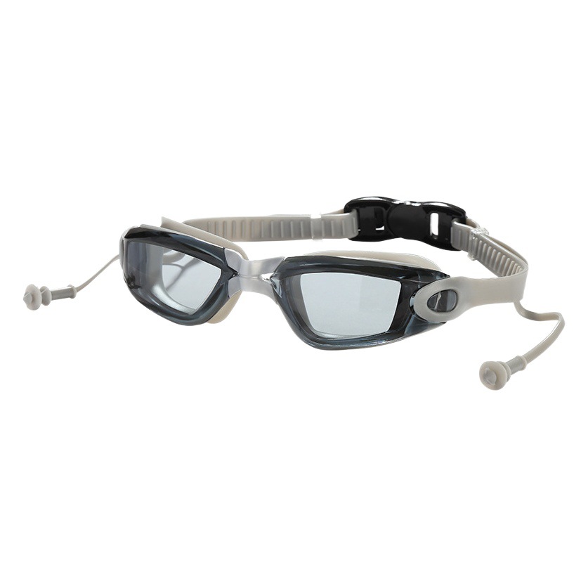 Qi Lang Swimming Goggles Adult HD Flat Light Professional Waterproof Anti-fog Swimming Goggles Unisex Swimming Goggles