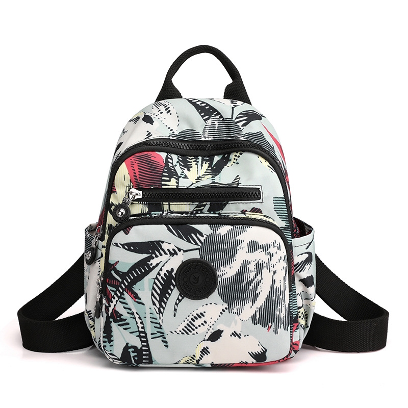 Picture of Trendy Outdoor Travel Women's Backpack Lightweight Student Schoolbag Fashion Water-repellent Nylon Cloth Bag Student Schoolbag