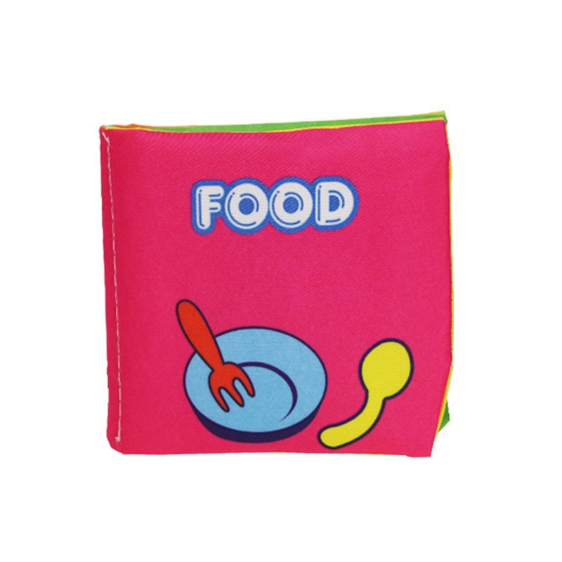 Picture of 34 cross-border newborn early education Enlightenment baby baby cloth book ringing paper BB whistle tear not to rot three-dimensional cloth book