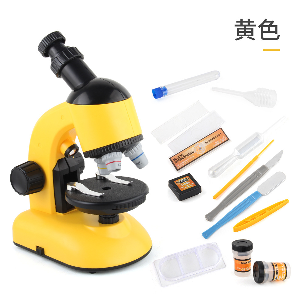 Picture of New Children's Microscope Telescope Toy Science Experiment Set Toy Primary School Student Microscope Toy