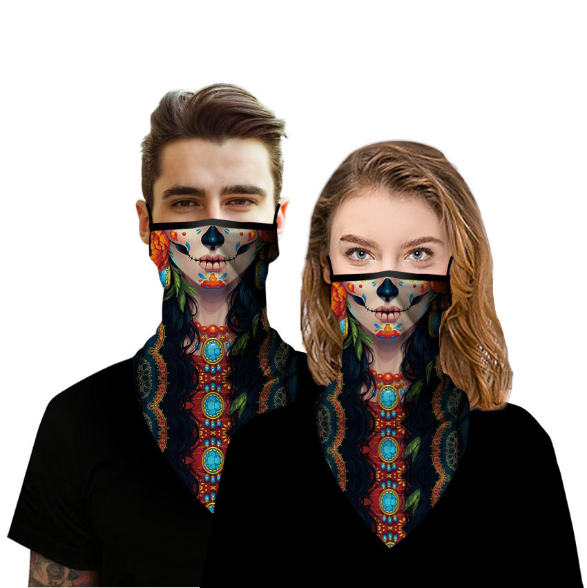 Summer Sun Protection Cycling Face Towel Milk Silk Breathable Outdoor Multifunctional Neck Scarf Couple Style Magic Face Towel Wholesale
