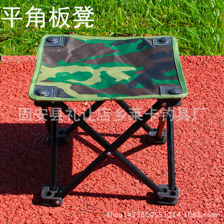 Picture of Factory wholesale camouflage folding portable pony outdoor stool folding portable camping supplies