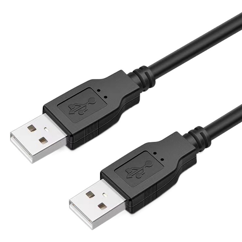 USB Male-To-Male Copy Cable Two-Way Two-Head All-Copper 1.5m Hard Drive Notebook 2.0 Data Transmission Cable