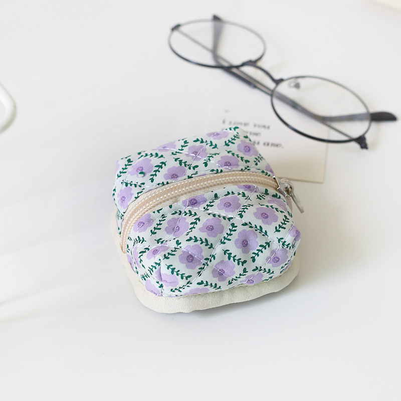 Picture of Cute Daisy Flower Coin Bag Suitable for AirPods Protective Case Bluetooth Headset Storage Bag Korean Style Girl's Heart