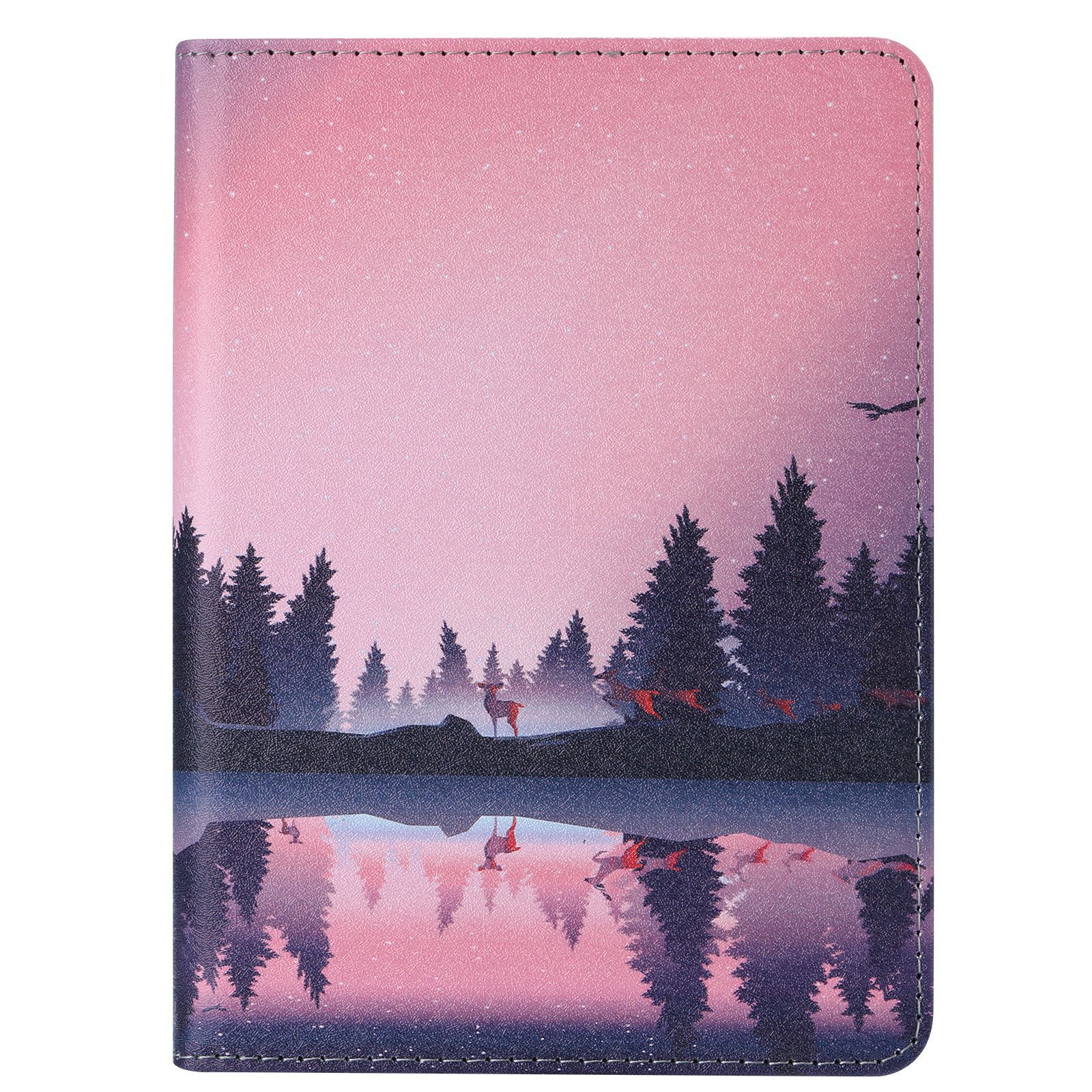 Picture of Suitable for kindle paperwhite1/2/3/4/5 generation protective case painted leather case hand support bracket