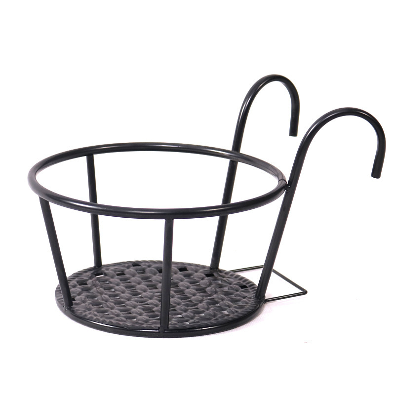 Picture of Balcony Flower Rack Hanging Hanging Orchid Fleshy Flower Pot Hanging Rack Plant Indoor and Outdoor Flower Rack Balcony Hanging Basket Flower Pot Hanging Rack