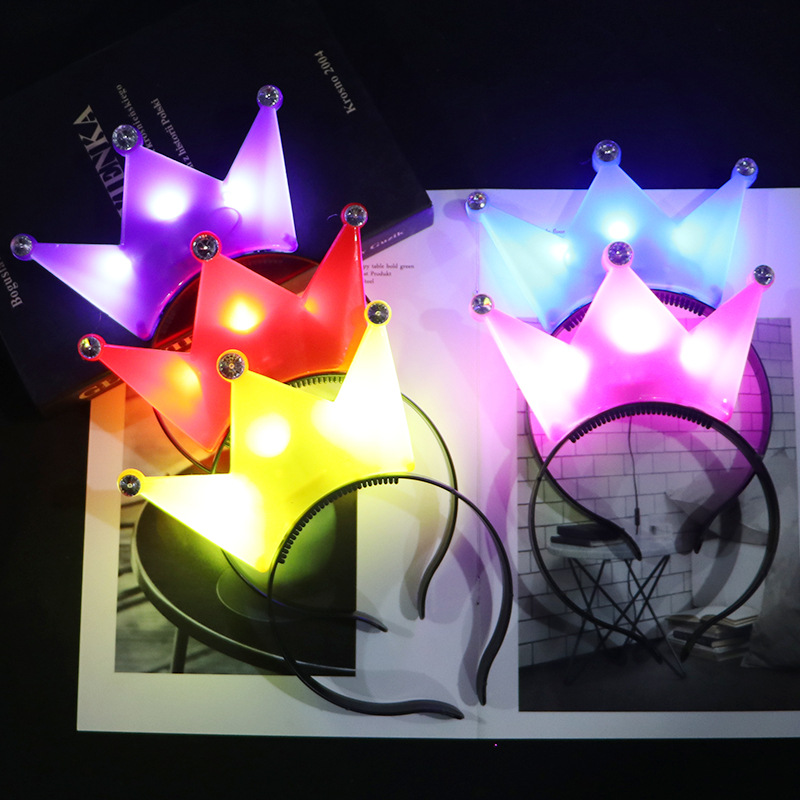 Picture of Luminous head Kou hair hoop horn antler concert children's gift to push hot selling factory direct wholesale