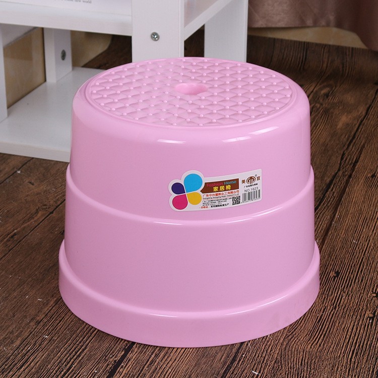 Picture of Thickened plastic bench children's stool adult low stool home stool kindergarten cartoon footstool manufacturers spot wholesale