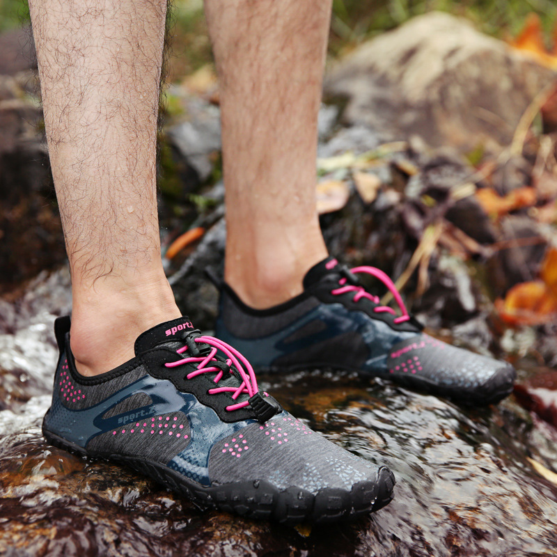 Picture of Shoes Outdoor Hiking Tracing Shoes Men's and Women's Five-Finger Swimming Shoes Couple's Beach Shoes Wading Shoes