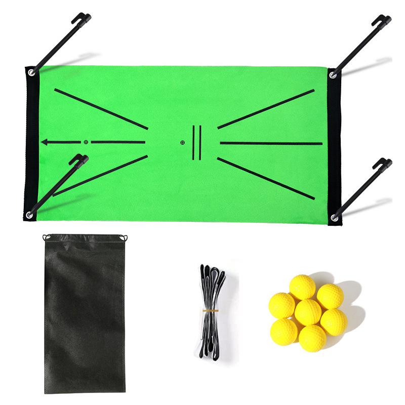Picture of Cross-Border Indoor Golf Mat, Swing Training Ball Mat, Putter Test Mat, Foldable Golf Practice Mat