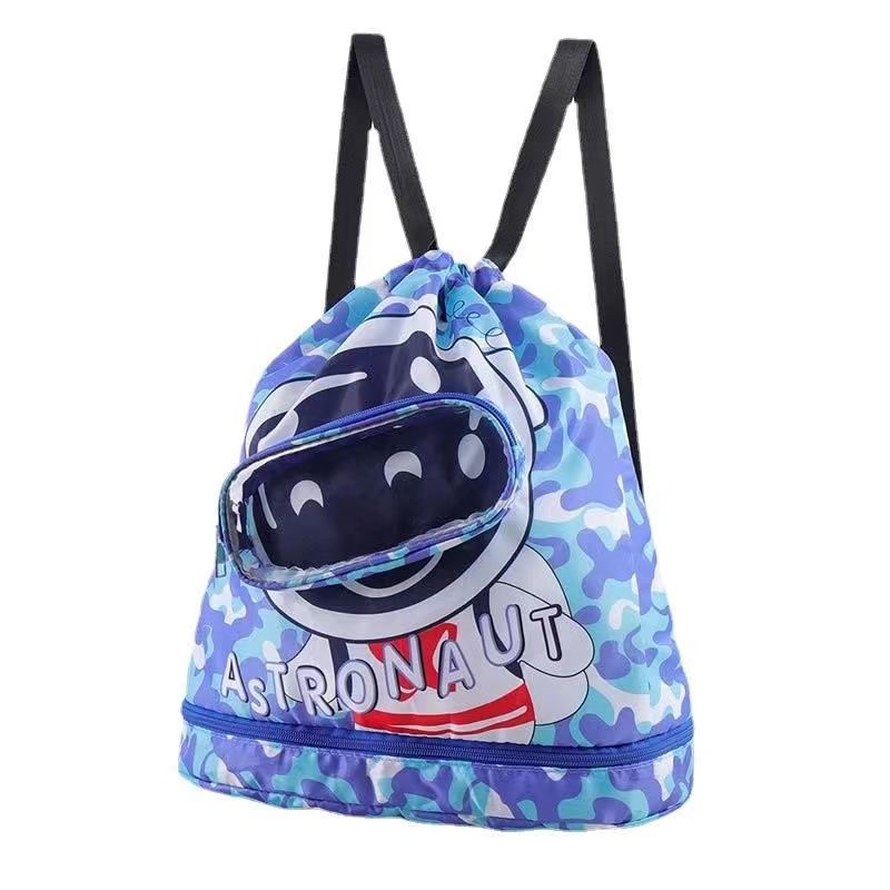 Picture of [] Fashionable Kidsren's Swimming Bag Swimsuit Storage Bag Large Capacity Dry and Wet Separation Backpack Storage Bag