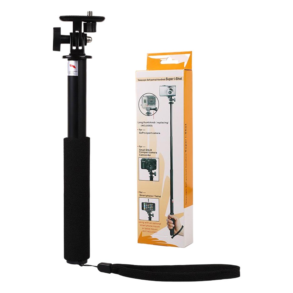 Camera mobile phone handheld stabilizer telescopic rod sports camera surfing diving buoyancy stick aluminum alloy selfie stick