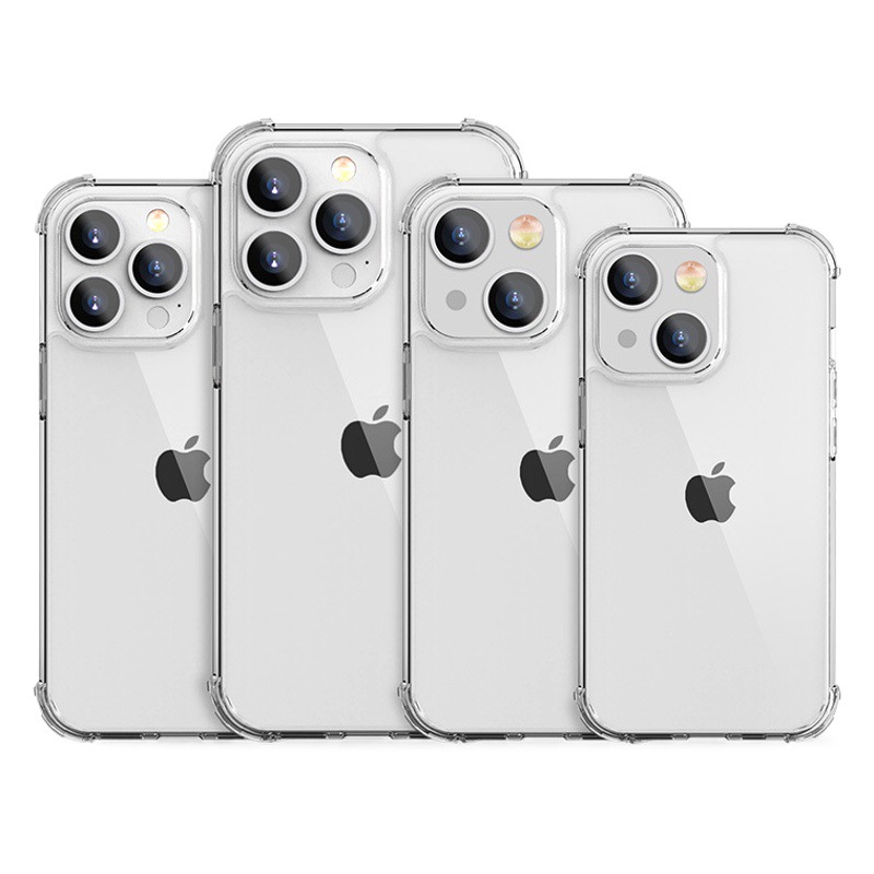 For Apple 13promax phone case four corners all-inclusive airbag iPhone13pro protective cover transparent