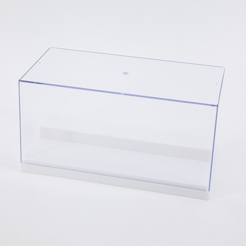 Picture of Two-story Flat Step Acrylic Display Box Animation Hand-made Model Toy Ornaments Transparent Dustproof Storage Cabinet