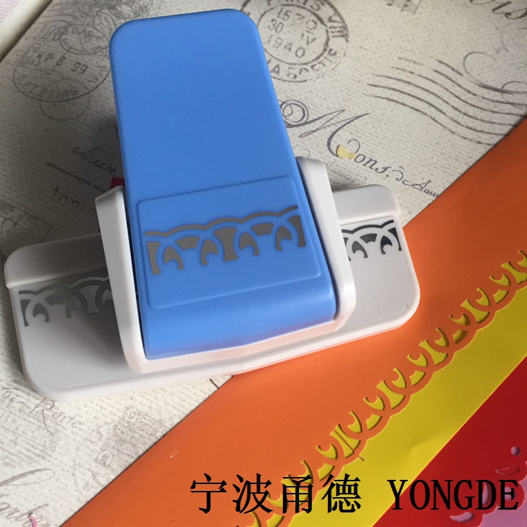 Picture of Embossing device kindergarten children DIY making tool printing machine edge pattern hollow edge beating device toy