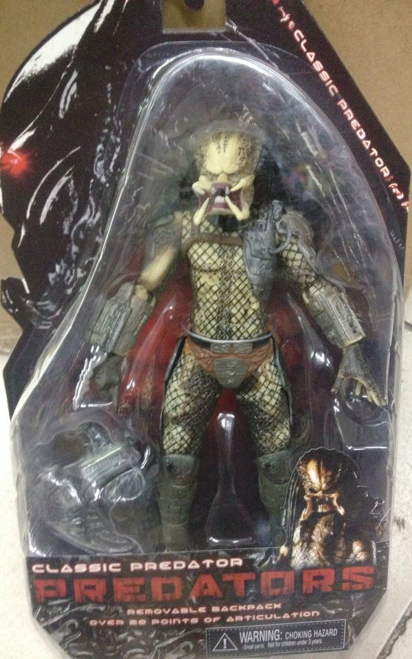 Picture of NECA7-inch iron warrior 25th anniversary Predator P1 Yuanzu battle damage open mouth Iron Blood hand-made model