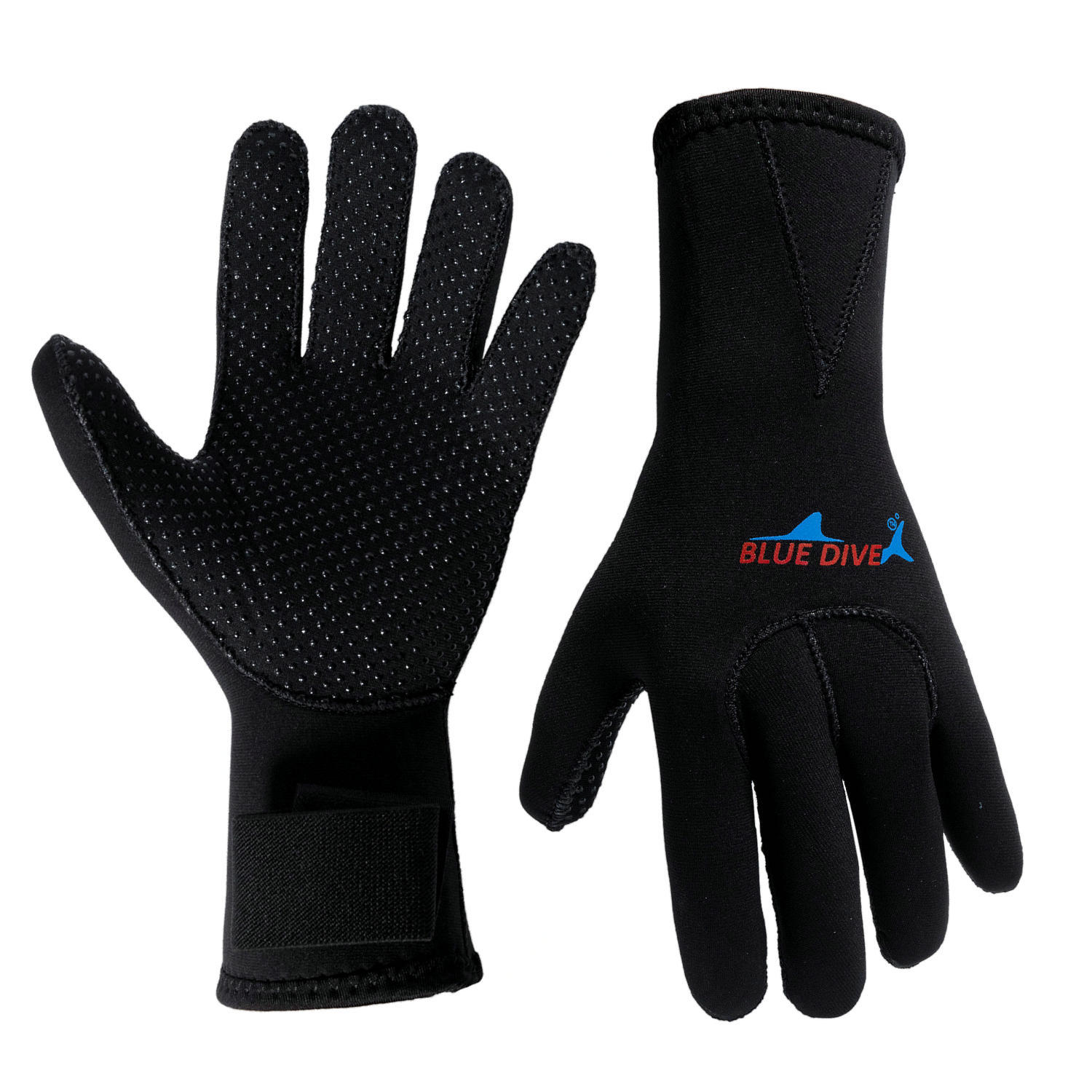 Picture of 3mm Diving Gloves Winter Swimming Anti-scratch Warm Gloves Non-slip Wear-resistant Gloves Swimming Flipper Anti-scratch Professional Surfing