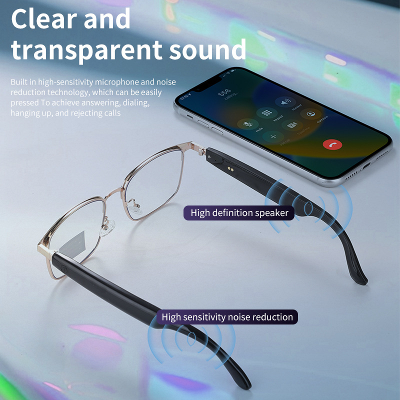 Picture of New smart color-changing bluetooth glasses anti-ultraviolet music audio glasses headset GS06 e-commerce selling