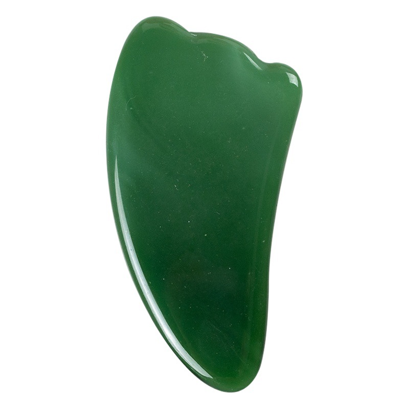 Green Synthetic Jade Scraping Massage Board Beauty Pulling Stick Beauty Salon Home Face Face Eye Whole Body
