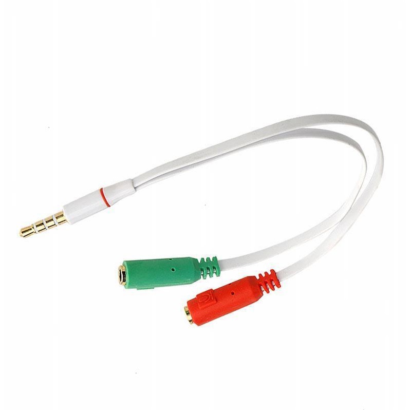 Picture of Headset conversion line 1-2 microphone mobile phone headset wire control conversion line audio 1-2 adapter