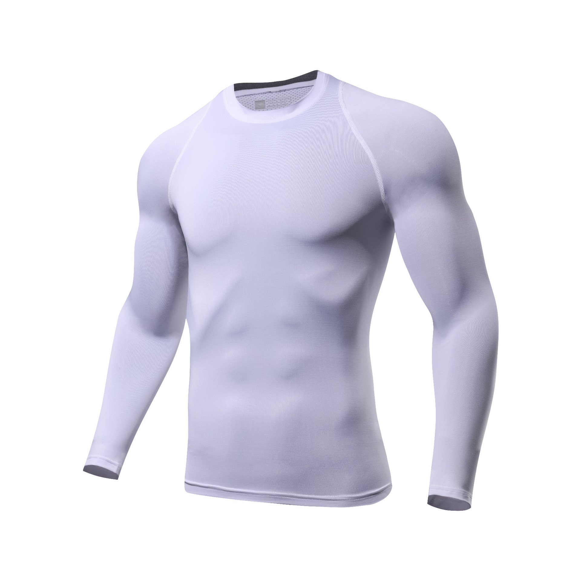 Picture of # L112 Cross-border Spring, Summer and Autumn Sweat-wicking Breathable Quick-drying Clothes T-shirt Crewneck Long Sleeve Sports Running Fitness Clothes Men