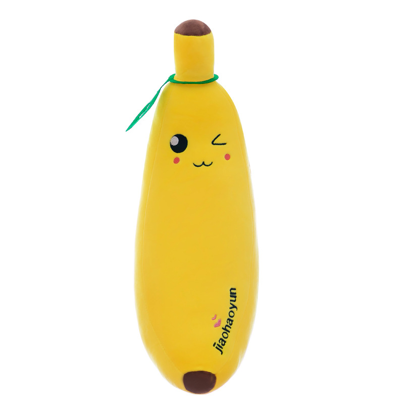 Picture of Foreign trade software banana plush toy pillow simulation fruit pillow children doll doll gift wholesale