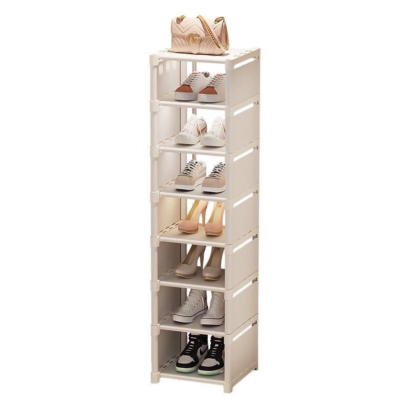 Shoe Rack Multi-layer Storage Rack Household Simple Door Entrance Indoor Dormitory Rental Space-saving Small Apartment Shoe Cabinet