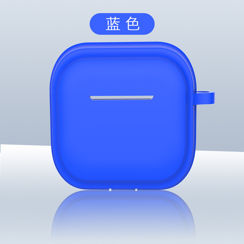 Picture of Simple Pure Color Belt Pendant Suitable for Airpods4 Protective Case Apple 1/2 Silicone Headphone Case with Lanyard Source