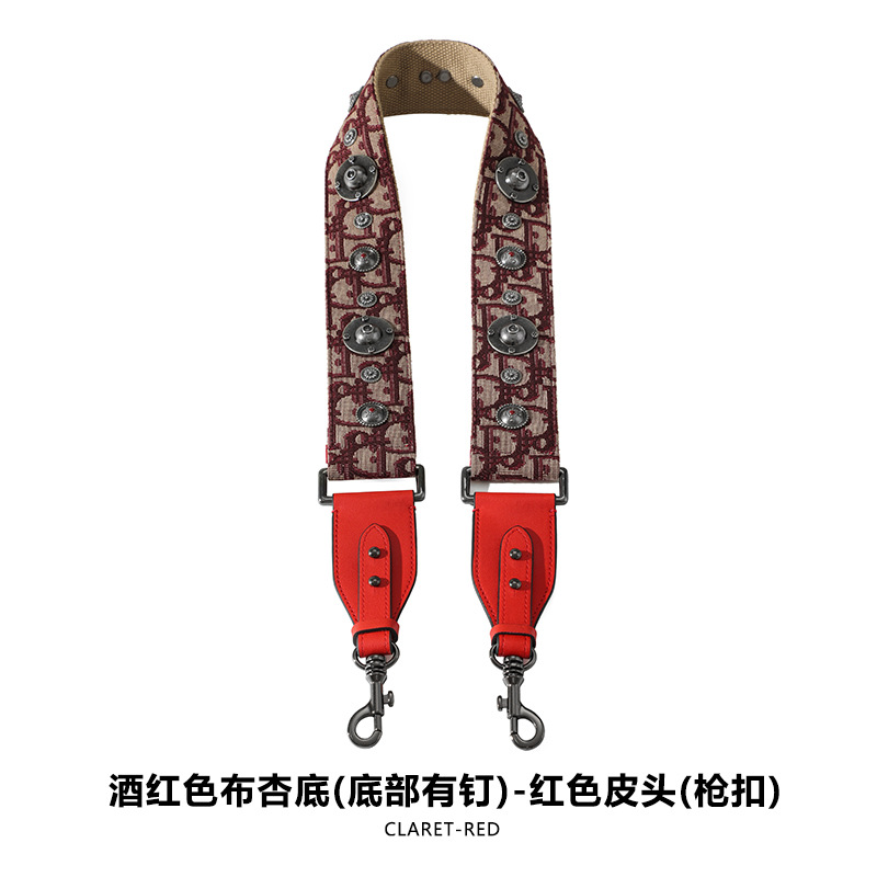Picture of Mahuangshi MHS-F-66 Wide Bag with Canvas Shoulder Strap Shoulder Crossbody Cowhide Bag Accessories Bag Strap Comfortable D