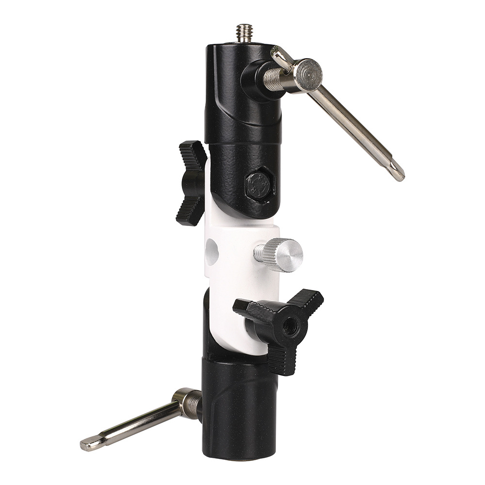 Picture of Lamp holder shading umbrella adjustable three-section lamp holder lamp holder base H-type tripod adapter flash lamp holder