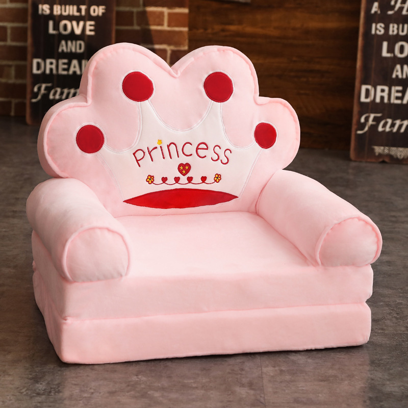 Children's Sofa Cartoon Girl Princess Sofa Cushion Tatami Cushion Birthday Gift Plush Toy