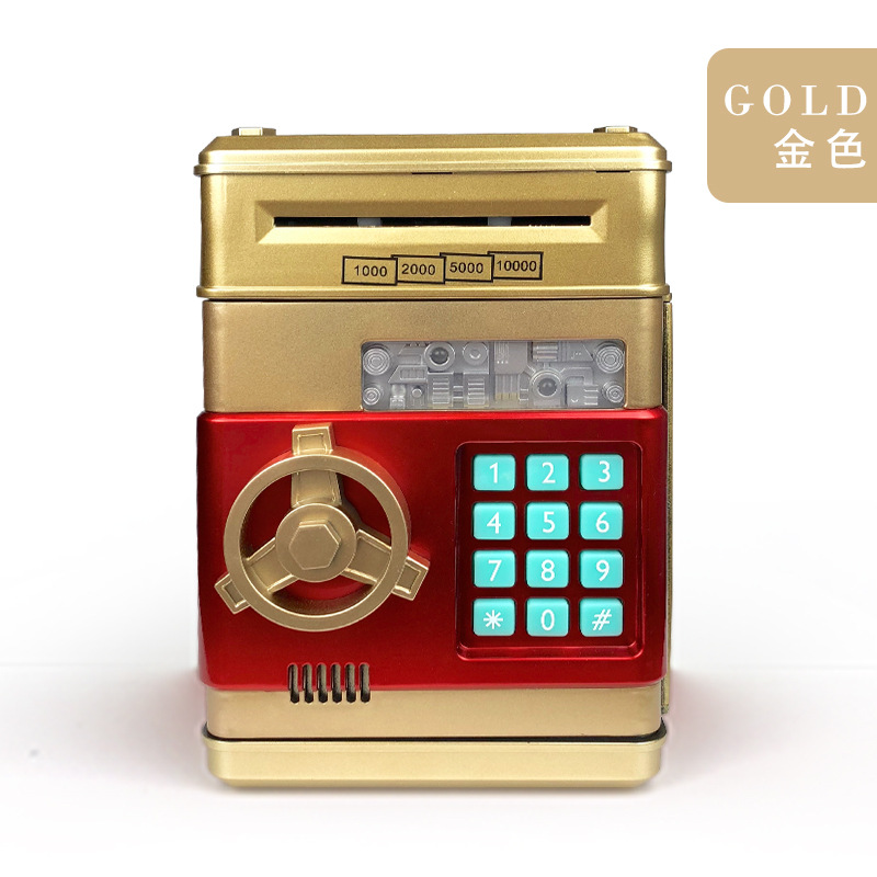 Picture of ATM password children's piggy bank large savings creative Internet-famous drop-proof piggy bank cross-border only in and out of wholesale