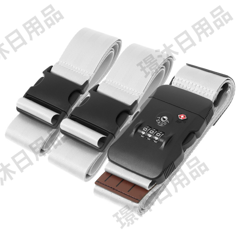 Picture of Luggage strap packing strap cross packing strap luggage strap trolley luggage case binding strap consignment reinforcement strap