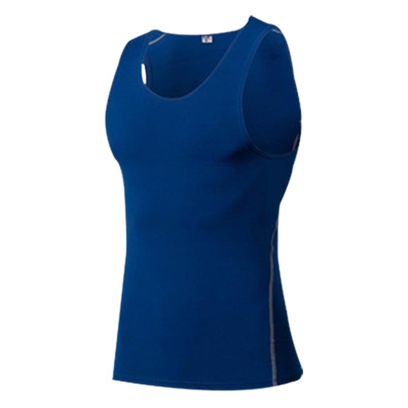 Sports Tight Vest Men's Quick-drying Breathable Elastic Base Clothes Running Sports Sweatshirt Fitness Training Fitness Top