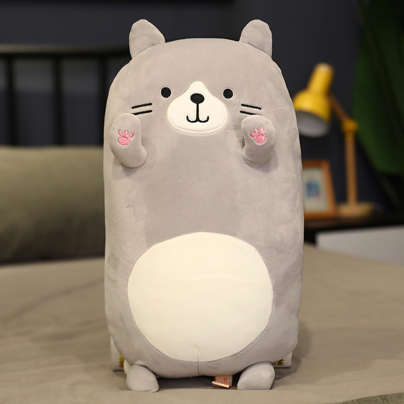 Picture of Wholesale creative Two-beard cat long pillow doll a generation of hair