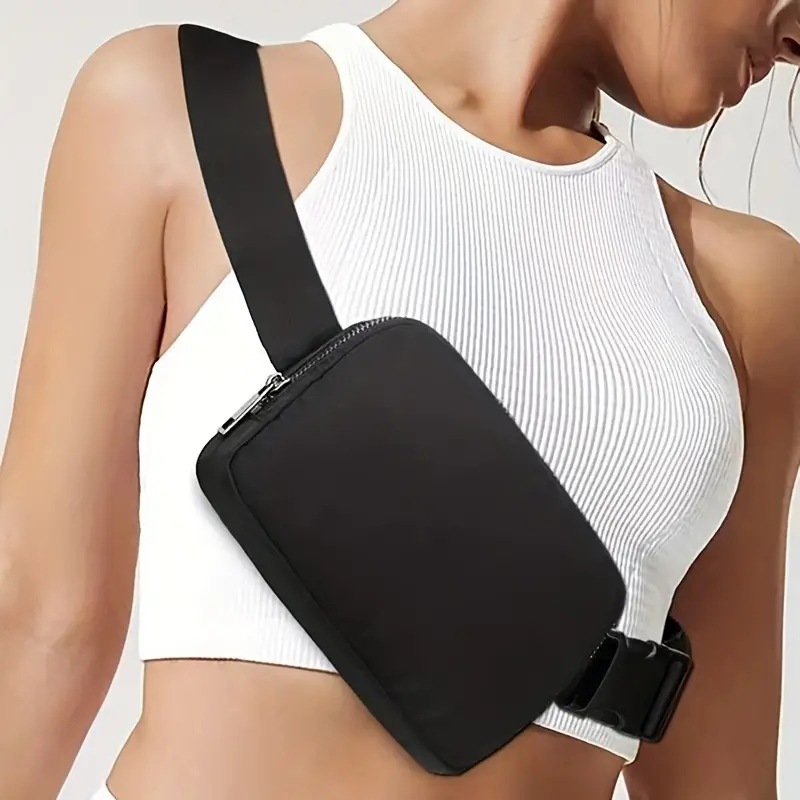 Cross-border hot selling fashion simple multi-functional sports messenger bag waist bag walking bag hand bag waterproof large capacity