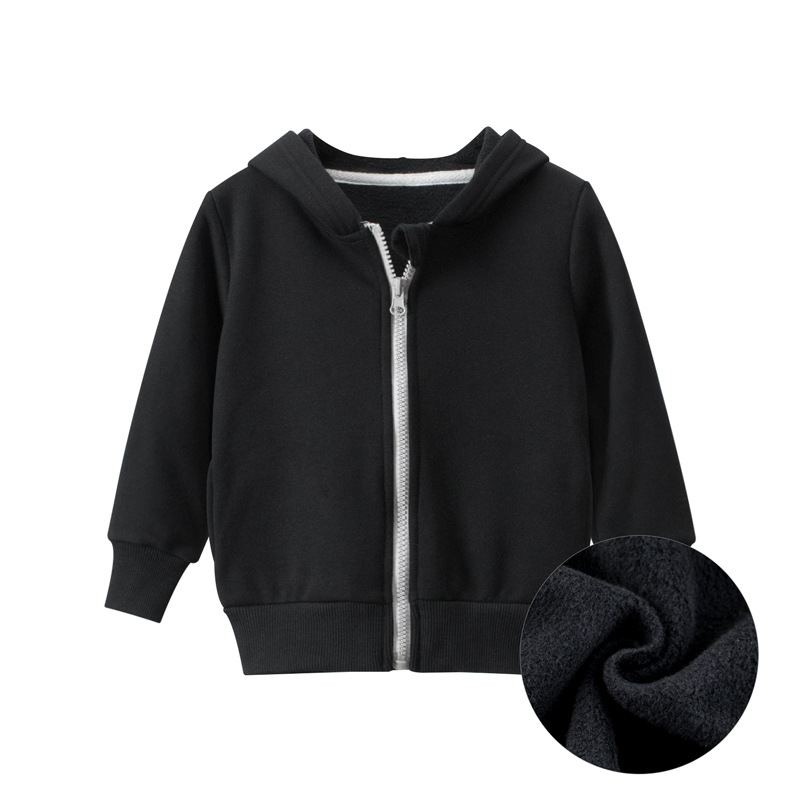 Picture of 27Kids Korean Style Kidsren's Clothing Autumn and Winter New Products 2024 Kidsren's Jacket Zipper Sweatshirt Fleece Baby Clothes Ins