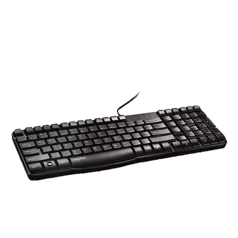 Picture of Rapoo K130 Keyboard Computer Notebook Home Office External USB Wired Waterproof Silent Gaming Keyboard