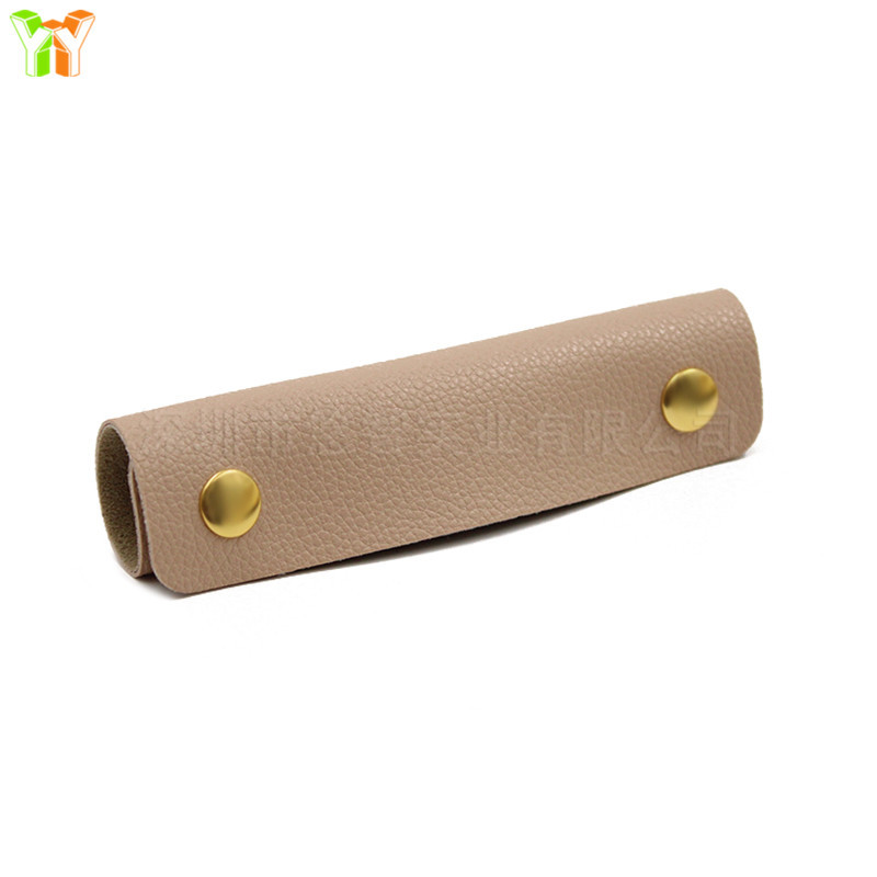 Picture of Double Buckle Luggage Handle Protective Leather Case Anti-Throttling Anti-Dirty Shoulder Strap Bag Shopping Bag Portable pu Leather