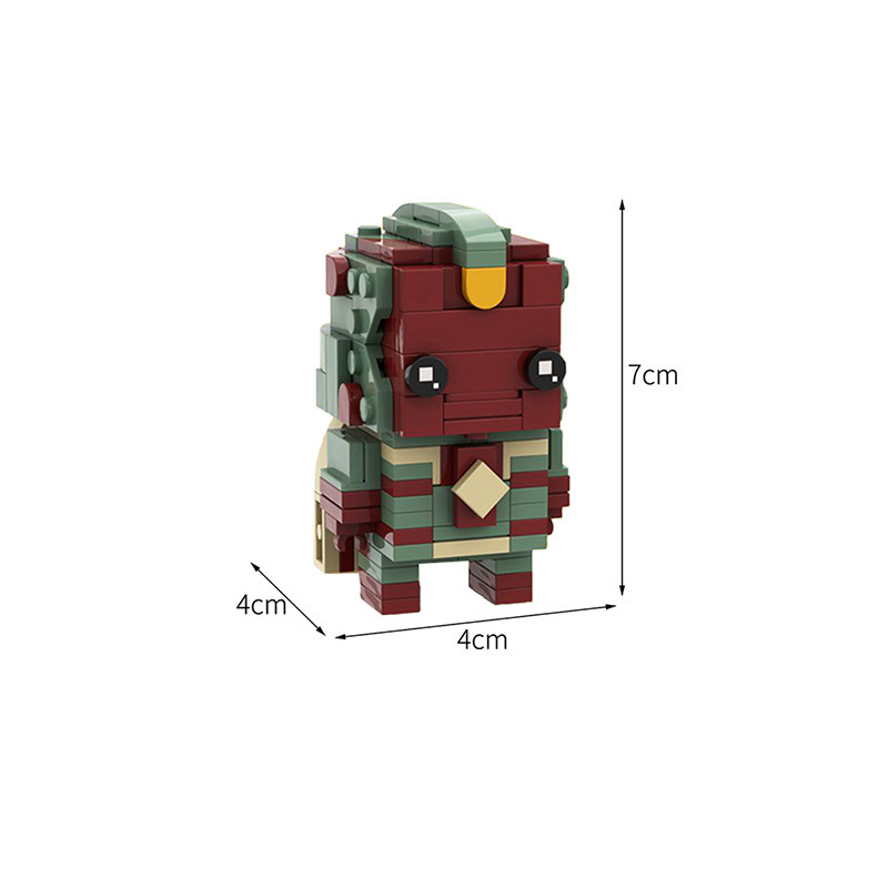 Picture of MOC Block Compatible with Lego Small Particle Set Wanda Vision Puzzle 79725 Square Head Toy