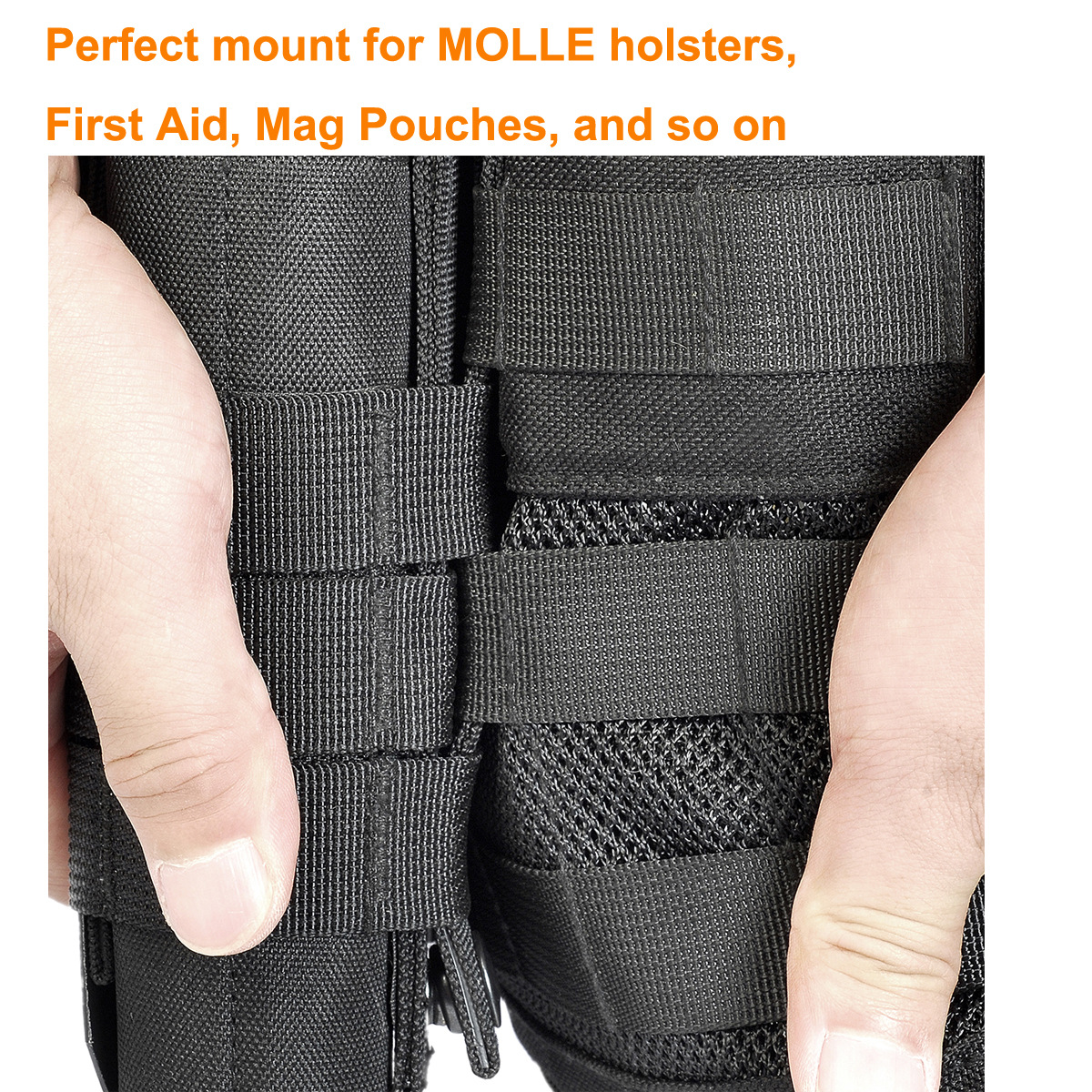 Picture of Large Thigh-tied Platform Nylon Material Quick Detachable Buckle Breathable Mesh Design