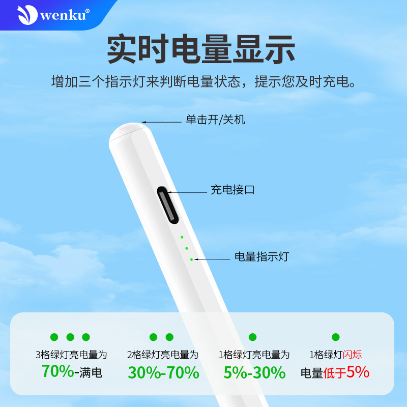 stylus fast charge ipadpencil apple pen touch screen pen for flat touch magnetic capacitive pen ipad pen