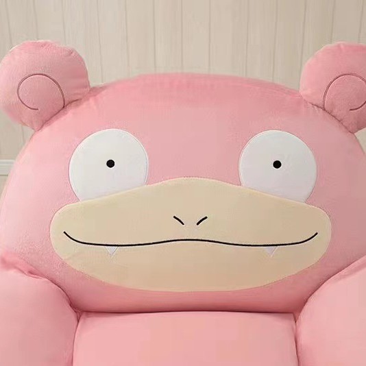 Picture of Armrest Smiley Face Lazy Sofa with Footrest for Living Room, Single-Person Leisure Personalized Fabric Sofa Available for Dropshipping