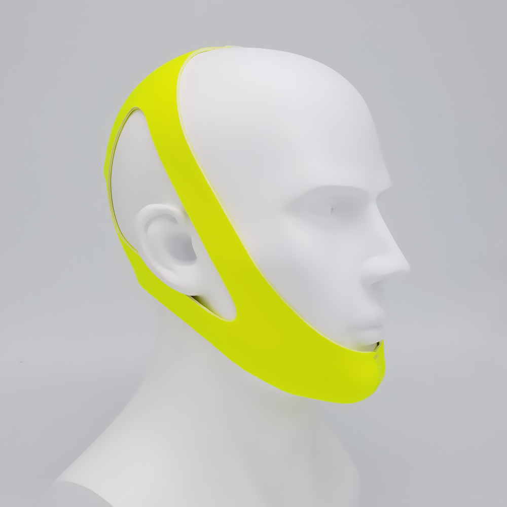 Picture of Triangle anti-snoring belt chin belt V-face pressure mask snoring belt face support strap health care fixed breathing correction belt