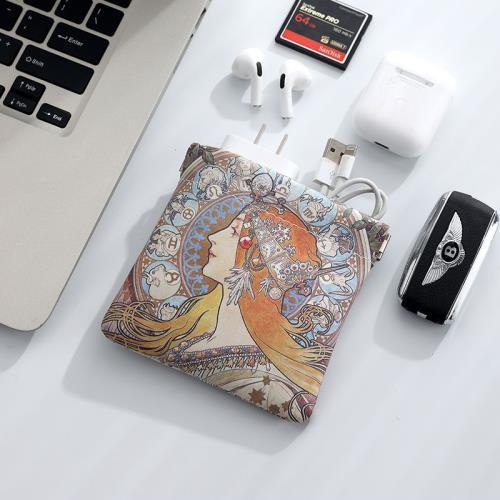 Picture of ins niche shrapnel Musa song Small size cosmetic bag portable makeup small bag storage bag liner bag lipstick bag