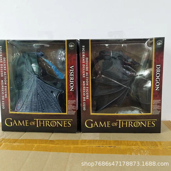 Picture of McFarlane Game of Thrones Ice Dragon Black Dragon Mobile Model Ornaments Boxed