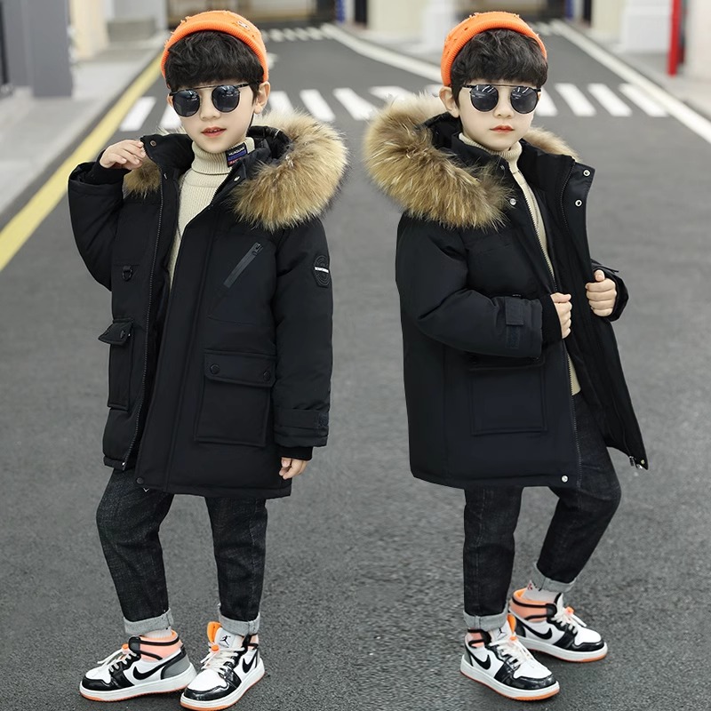 Picture of Children's clothing boys' cotton-padded coat 2023 New down cotton-padded coat winter clothing medium and big children boys' cotton-padded coat fashionable western style coat
