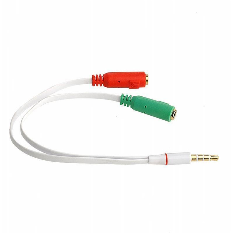 Picture of Headset conversion line 1-2 microphone mobile phone headset wire control conversion line audio 1-2 adapter