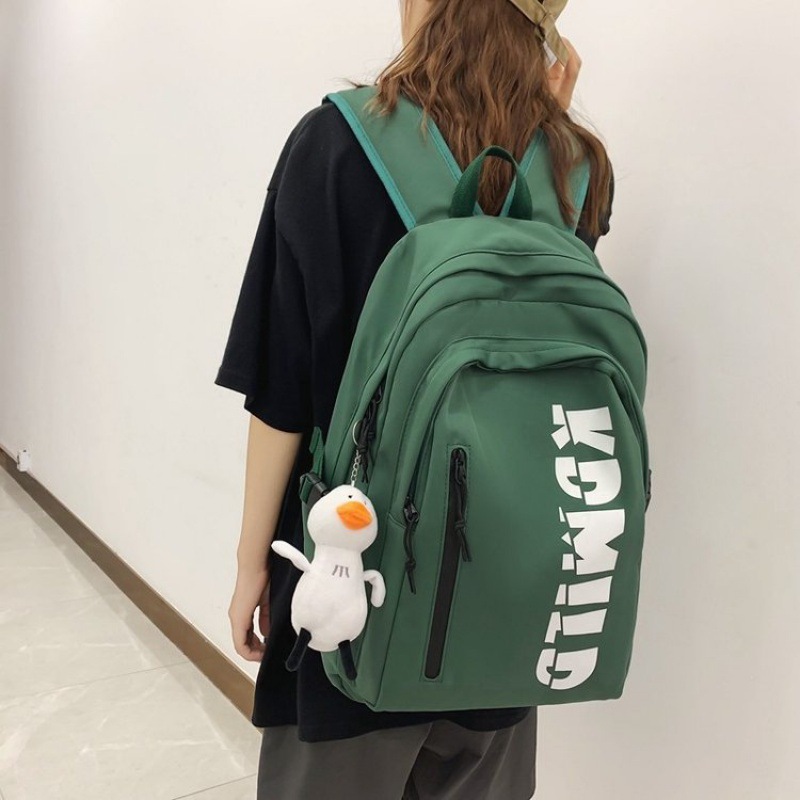 Picture of Retro Japanese Workwear Backpack Women's Niche Design American Campus Student School Bag Men's Large Capacity Backpack Trendy